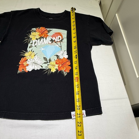 Diamond Supply Co Black and Orange Short Sleeve Tees - Picture 4 of 7
